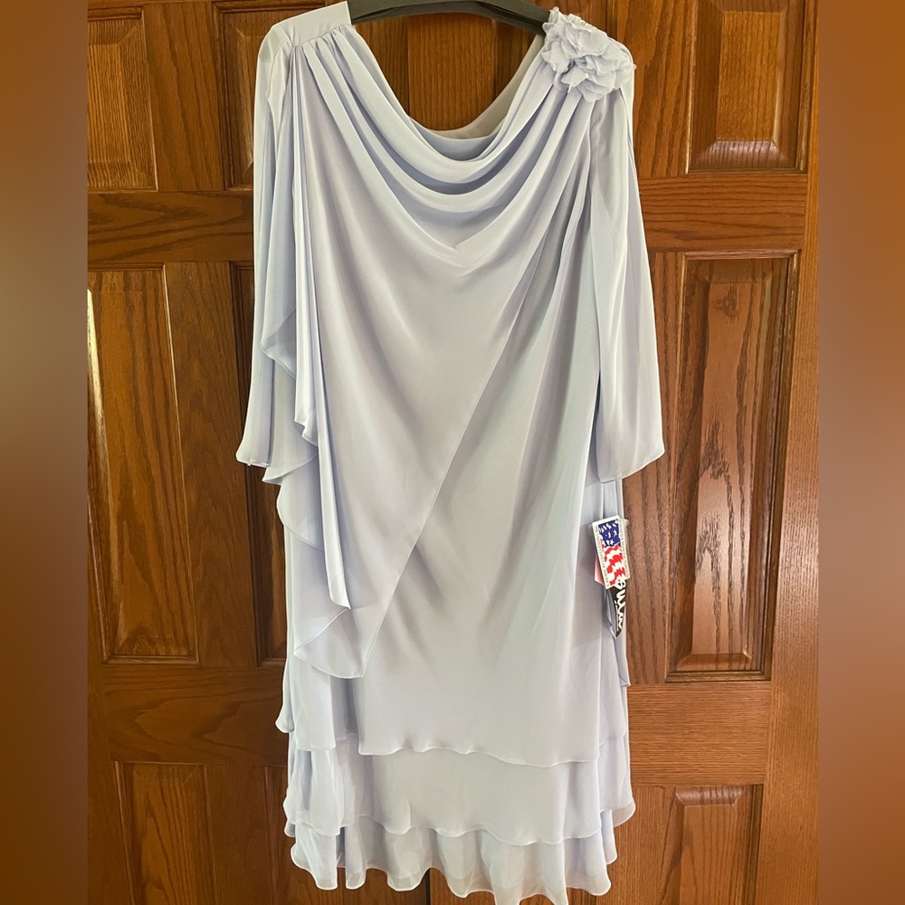 Ursula of Switzerland French Blue Formal Dress - Picture 2 of 6